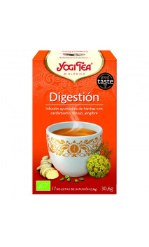 Infusion bio Yogi Tea Digestion - YOGI TEA - 17 sachets x 1,8 g.