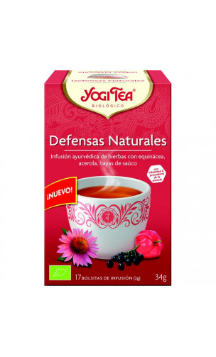 Infusion bio Yogi Tea Défenses naturelles - YOGI TEA - 12 sachets x 1,8 g.