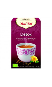 Infusión ecológica DETOX - YOGI TEA - 17 bolsitas x 1,8 g.