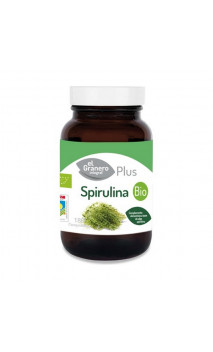 Spiruline Bio - Complément alimentaire BIO Dépuratif - Verre ambre - El granero integral - 180 comp - 500 mg