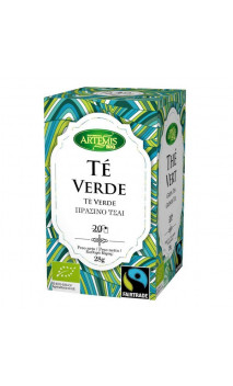 Té vert bio Fair trade - Artemis bio - 20 sachets