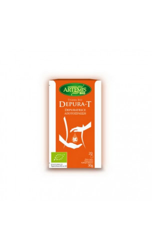 Tisane Bio Depura-T -  Complément Alimentaire Dépuratif - Artemis bio - 20 sachets x 1,5 g