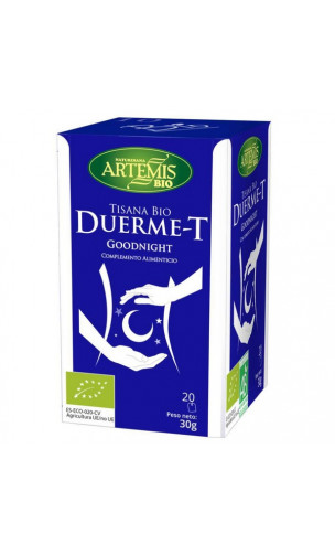 Tisana Bio Duerme-T -Complemento Alimenticio Digestión - Artemis bio -  20 bolsitas x 1,5 g