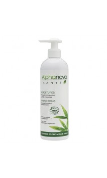 Leche de masaje antiestrías ecológica - Alphanova Santé - 400 ml.