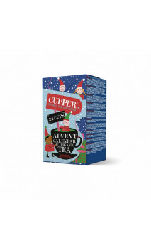 Calendrier de l'avant BIO - Mélanges d'Infusions et de thé bio - Cupper - 24 sachets