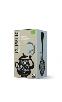 Thé noir Earl grey bio - Cupper - 20 sachets