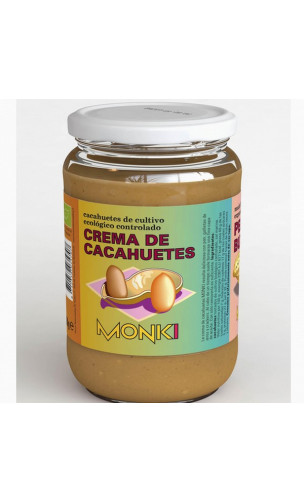 Crème de cacahuètes BIO - Grillées - Monki - 650g