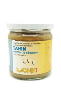 Tahin au sel marin BIO - Graines de sésames grillées - Monki - 330g