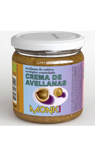 Crema de avellana Bio - sabor tostado - monki - 330g