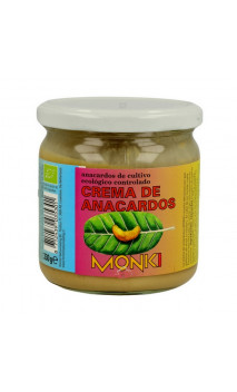 Crema de anacardos Bio sin sal marina - monki - 330g