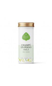 Champú en polvo ecológico AMLA - Brillo y volumen - Cabello normal - Recargable - Eliah Sahil - 100 g.