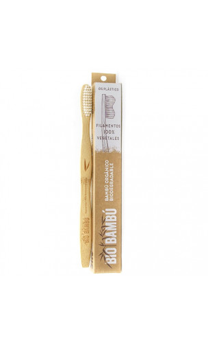 Brosse à dents bambou Zero waste - Adulte - Soft Medium - BioBambú - 1 U.