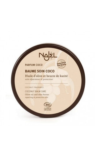 Baume coco BIO - Soin réparateur et protecteur - Najel - 200 ml.