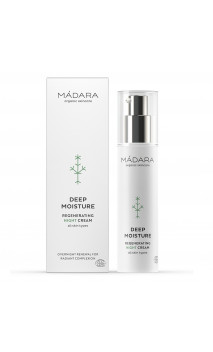 Crema de noche ecológica Regeneradora - Regenerating night cream - Deep Moisture - MÁDARA - 50 ml.