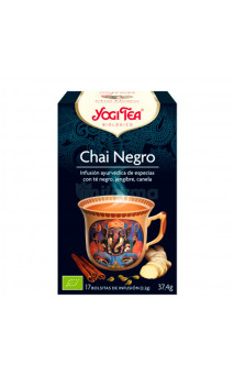 Thé noir bio - Infusion Chaï Assam - YOGI TEA - 17 sachets x 1,8g