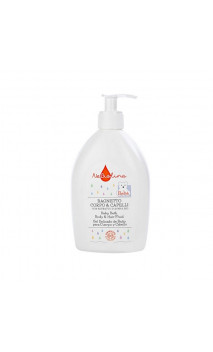 Gel de bain Bio Délicat Corps et Cheveux pour bebé à l'Avoine - NeBiolina - 500 ml