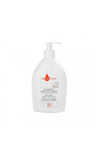 Gel de bain Bio Délicat Corps et Cheveux pour bebé à l'Avoine - NeBiolina - 500 ml