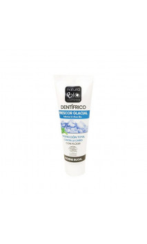 Dentifrice bio Fraîcheur Glaciale - Menthe & Aloe bio - NaturaBIO Cosmetics - 75 ml.