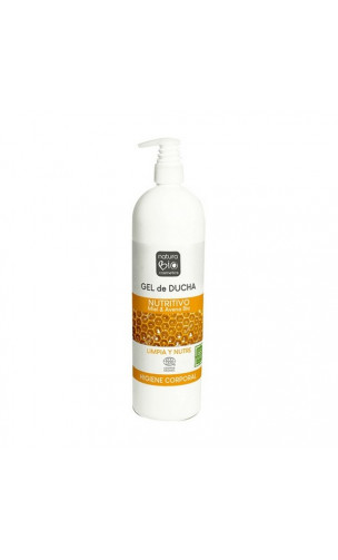 Gel de douche BIO Nourrissant - Miel & Avoine bio - NaturaBIO Cosmetics - 740 ml.