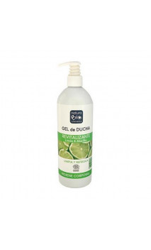 Gel de douche BIO  Revitalisant - Citron & Aloe bio - NaturaBIO Cosmetics - 740 ml.