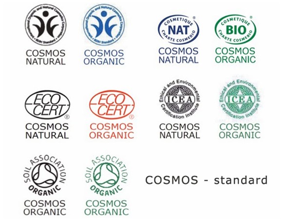 label COSMOS Standard Cosmétique BIO et naturelle