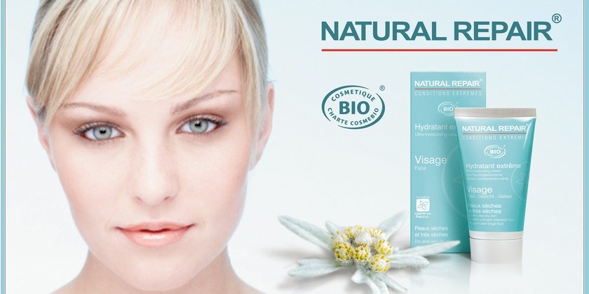 Alphanova Natural Repair, les cosmétiques bio idéals pour les peaux sèches et abîmées.
